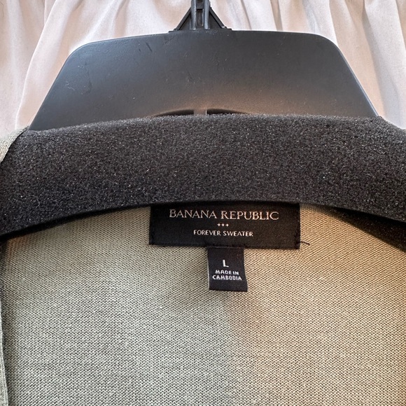 Banana Republic soft olive button up cardigan - Picture 3 of 3